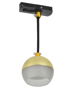 LIGHTING Светильник 4119 декоративный трековый подвесной под лампу GX53 золото IEK