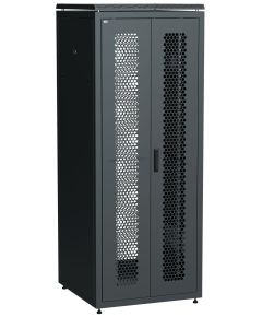 ITK LINEA N Шкаф сетевой 19" 42U 800х800мм двери передняя перфорированная задняя двустворчатая перфорированная черный