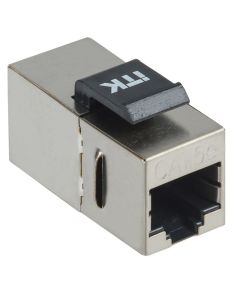 ITK Проходной адаптер кат. 5E FTP RJ45-RJ45 Keystone Jack