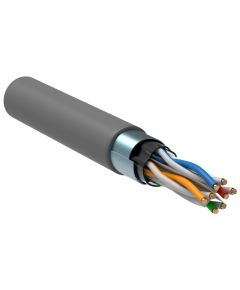 ITK Витая пара F/UTP кат.6 4x2х23AWG solid PVC серый (305м)