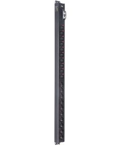 ITK BASE PDU вертикальный PV1101 24U 1 фаза 16А 10 розеток SCHUKO (немецкий стандарт) + 10 розеток C19 без кабеля с входным разъемом C20