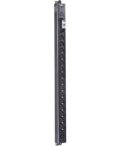 ITK BASE PDU вертикальный PV1111 22U 1 фаза 16А 15 розеток SCHUKO (немецкий стандарт) + 1 розетка C13 кабель 2,6м вилка SCHUKO (немецкий стандарт)