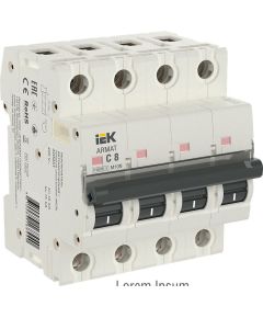 ARMAT Автоматический выключатель M10N 4P C 8А IEK