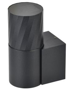 LIGHTING Светильник уличный 5220 настенный под лампу GU10 IP65 черный IEK