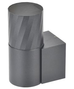 LIGHTING Светильник уличный 5220 настенный под лампу GU10 IP65 серый IEK