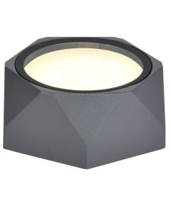 LIGHTING Светильник уличный 5304 потолочный под лампу GX53 IP65 серый IEK