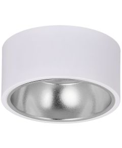 LIGHTING Светильник 4017 накладной потолочный под лампу GX53 белый/хром IEK