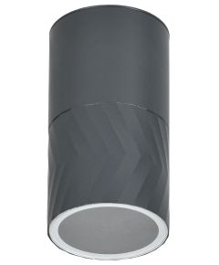 LIGHTING Светильник уличный 5110 потолочный под лампу GU10 IP65 серый IEK