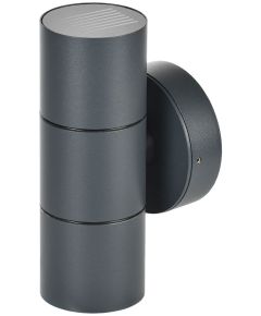 LIGHTING Светильник уличный 5113 настенный под лампу 2хGU10 IP65 серый IEK