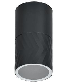 LIGHTING Светильник уличный 5110 потолочный под лампу GU10 IP65 черный IEK
