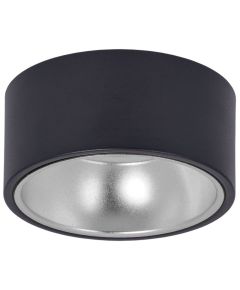 LIGHTING Светильник 4017 накладной потолочный под лампу GX53 черный/хром IEK