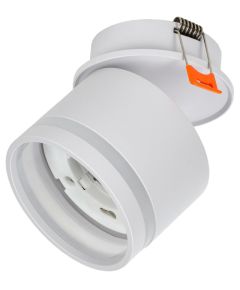 LIGHTING Светильник 4033 встраиваемый поворотный под лампу GX53 белый IEK