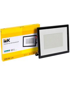 Прожектор светодиодный СДО 06-200 IP65 4000К черный IEK