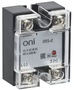 Реле твердотельное OSS-2 40А 380В AC 3-32В DC ONI