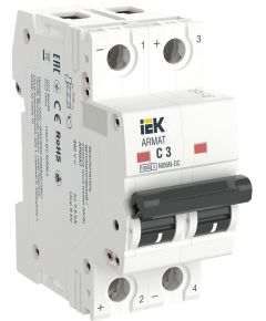 ARMAT Автоматический выключатель M06N-DC 2P C 3А IEK