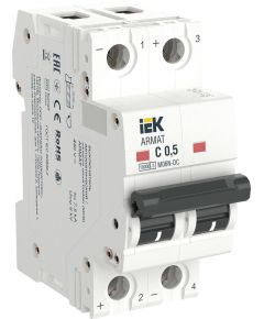 ARMAT Автоматический выключатель M06N-DC 2P C 0,5А IEK