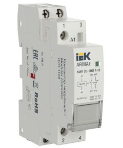 ARMAT Контактор модульный KMR 20А 230В AC 1НО 1НЗ IEK