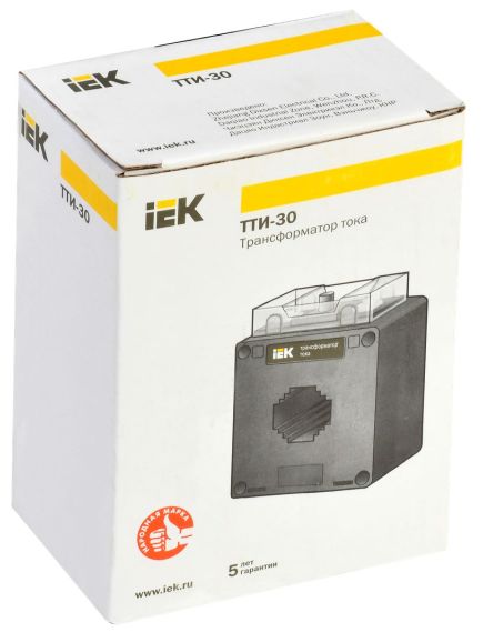 Трансформатор тока ТТИ-30 250/5А 5ВА 0,5 IEK, 4 image