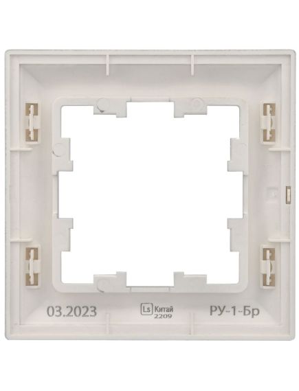 BRITE Рамка 1-местная IP44 РУ-1-БрБ-44 белый IEK, изображение 9