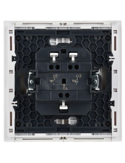 FORTE&PIANO Выключатель жалюзи 10А FP211 белый IEK, 5 image