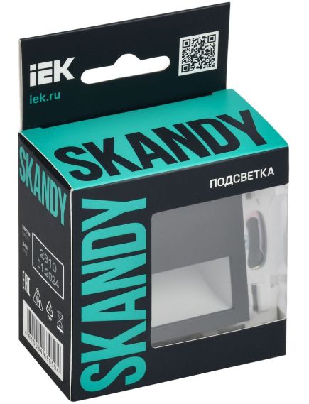 SKANDY Подсветка LED встраиваемая SK-L01T титан IEK, изображение 2