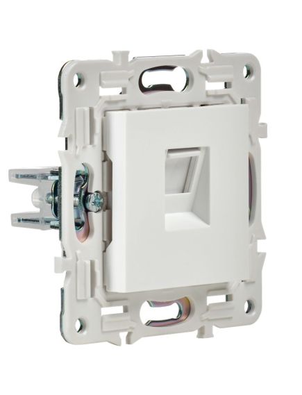 SKANDY Розетка компьютерная RJ45 кат.5E SK-K01W арктический белый IEK, 5 image