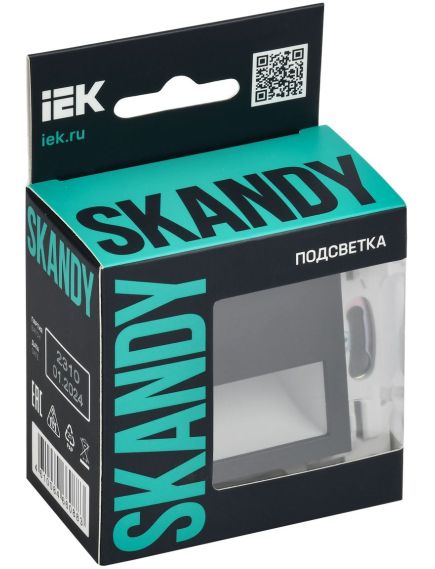 SKANDY Подсветка LED встраиваемая SK-L01G графит IEK, изображение 2