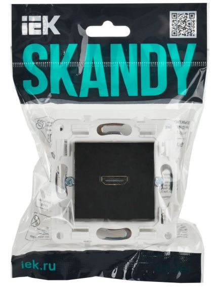 SKANDY Розетка HDMI SK-H01Bl черный IEK, изображение 2