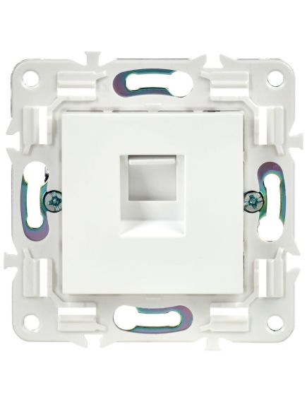 SKANDY Розетка компьютерная RJ45 кат.5E SK-K01W арктический белый IEK, изображение 3