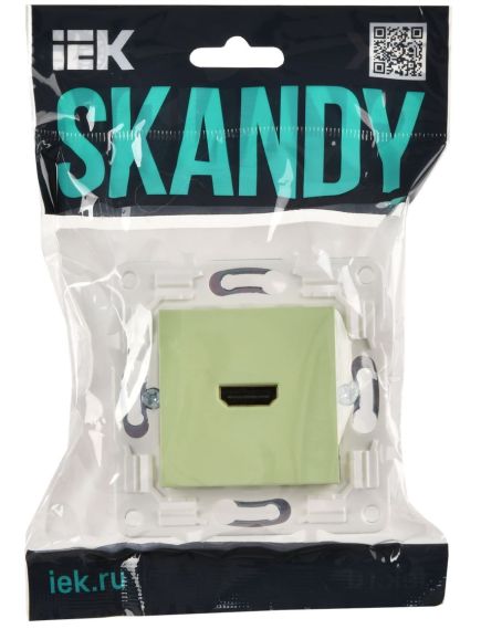 SKANDY Розетка HDMI SK-H01G мятный IEK, изображение 2