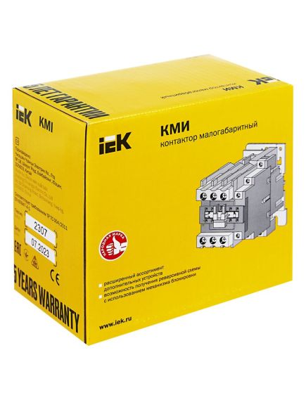 Контактор КМИ-35012 50А 400В/АС3 1NO;1NC IEK, 19 image