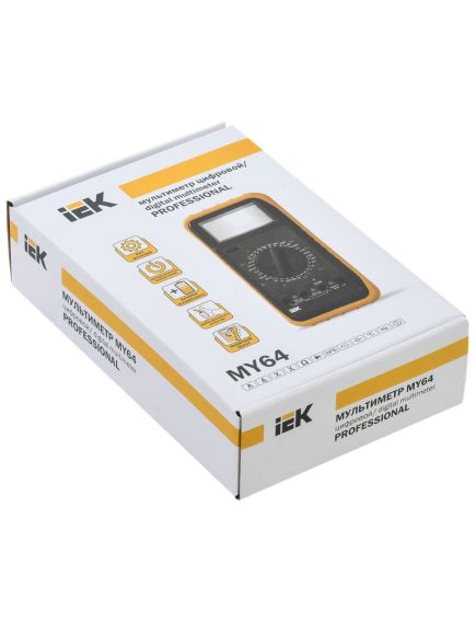 Мультиметр цифровой Professional MY64 IEK, изображение 2