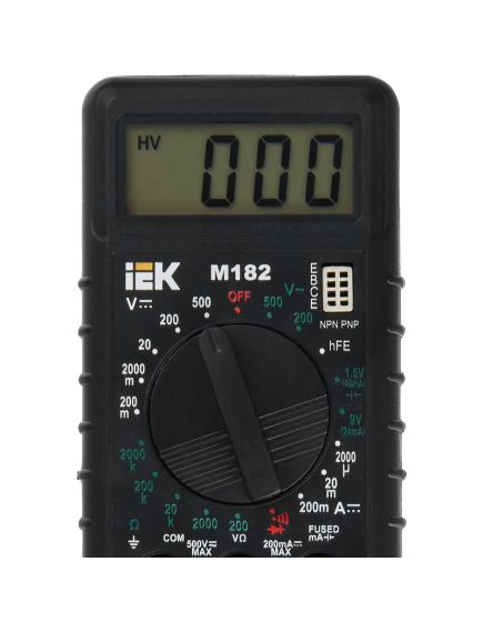 Мультиметр цифровой Compact M182 IEK, изображение 3