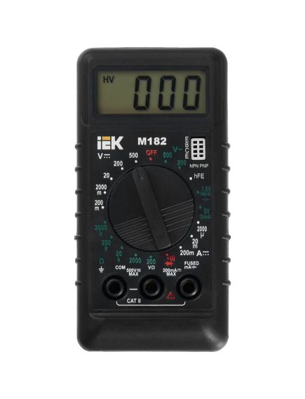 Мультиметр цифровой Compact M182 IEK, 9 image