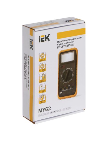 Мультиметр цифровой Professional MY62 IEK, изображение 10