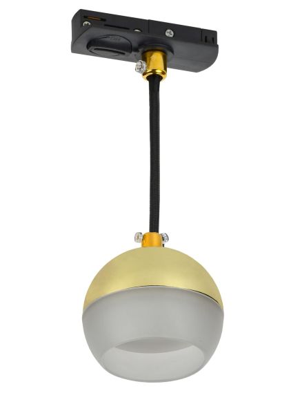 LIGHTING Светильник 4119 декоративный трековый подвесной под лампу GX53 золото IEK