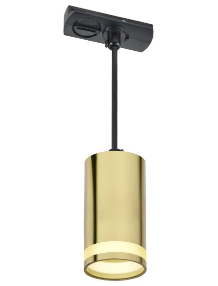 LIGHTING Светильник 4117 декоративный трековый подвесной под лампу GU10 золото IEK, 4 image