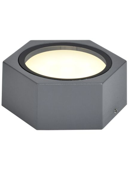 LIGHTING Светильник уличный 5204 потолочный под лампу GX53 IP65 серый IEK