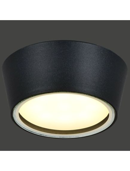 LIGHTING Светильник уличный 5104 потолочный под лампу GX53 IP65 черный IEK, 3 image