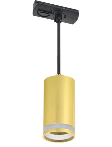 LIGHTING Светильник 4117 декоративный трековый подвесной под лампу GU10 золото IEK