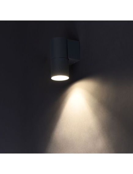 LIGHTING Светильник уличный 5107 настенный под лампу GU10 IP65 серый IEK, изображение 3