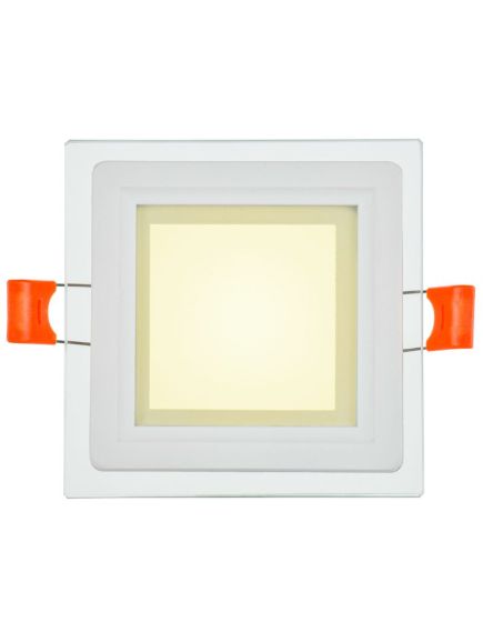 LIGHTING Светильник светодиодный ДВО 1623 со стеклом квадрат 6Вт 4000К IP20 IEK, 4 image