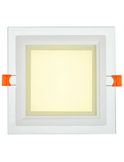 LIGHTING Светильник светодиодный ДВО 1624 со стеклом квадрат 12Вт 4000К IP20 IEK, 6 image