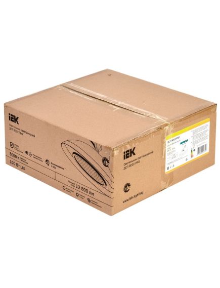 Комплект ПРОМО Светильник светодиодный ДСП 8002 PRO 100Вт 5000К IP69 (LDSP0-8002-100-50-K01) + коннектор кабельный герметичный IP68 (UWC20-I-D175-3-68) IEK, изображение 2