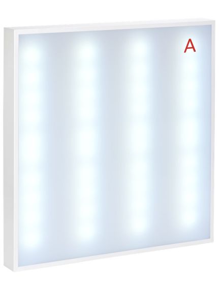 LIGHTING PRO Светильник светодиодный ДВО 1001A 30Вт 6500К IP40 595х595мм опал БАП 3ч IEK, 2 image