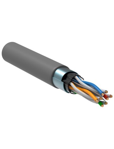 ITK Витая пара F/UTP кат.6 4x2х23AWG solid PVC серый (305м)