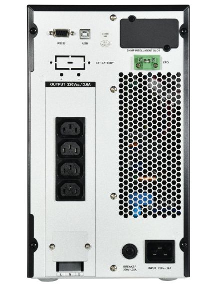 ITK ELECTRA OT ИБП однофазный онлайн 3кВА/3кВт LCD дисплей 72VDC 4хС13 с АКБ 6х7AH USB EPO RS232 SNMP слот Tower, изображение 2