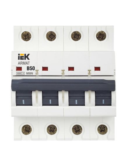 ARMAT Автоматический выключатель M06N 4P B 50А IEK, 2 image