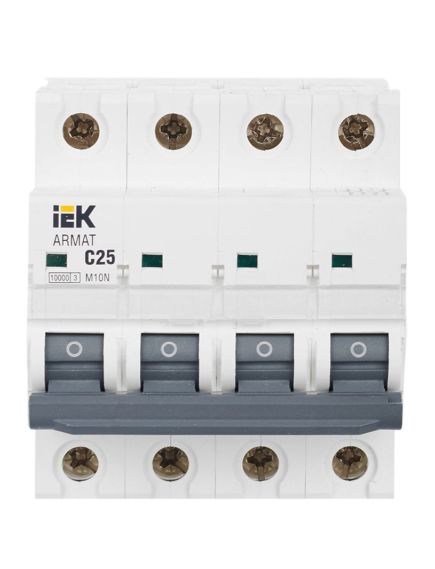 ARMAT Автоматический выключатель M10N 4P C 25А IEK, изображение 8