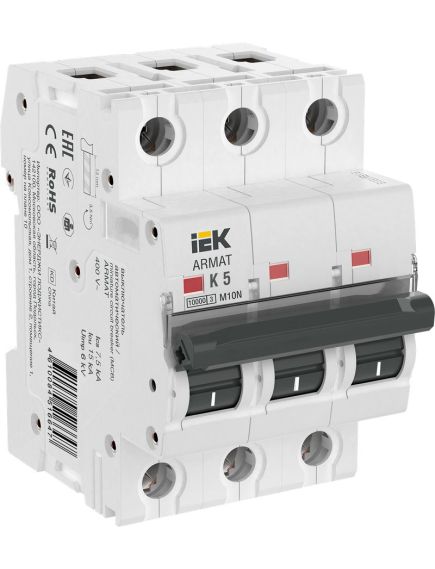 ARMAT Автоматический выключатель M10N 3P K 5А IEK